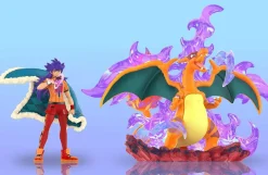 1/20 Scale World Zukan Leon & Charizard - Pokemon Resin Statue - QN Studios