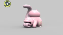 1/20 Scale World Zukan Lickitung & Palpitoad - Pokemon Statue - EC-Studio