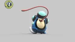 1/20 Scale World Zukan Lickitung & Palpitoad - Pokemon Statue - EC-Studio