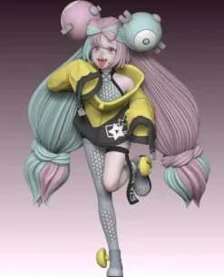 1/20 Scale World Zukan Marnie & Iono & Nessa - Pokemon Resin Statue - Jiang Studios