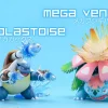 1/20 Scale World Zukan Mega Blastoise & Mega Venusaur - Pokemon Resin Statue - MG Studios