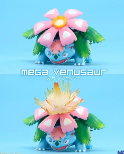 1/20 Scale World Zukan Mega Blastoise & Mega Venusaur - Pokemon Resin Statue - MG Studios