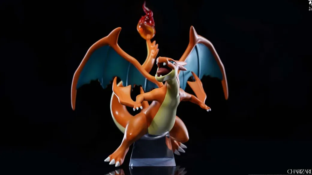 1/20 Scale World Zukan Mega Charizard Y - Pokemon Resin Statue - Yun Meng Studio