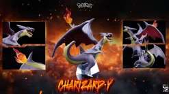 1/20 Scale World Zukan Mega Charizard Y - Pokemon Resin Statue - Yun Meng Studio