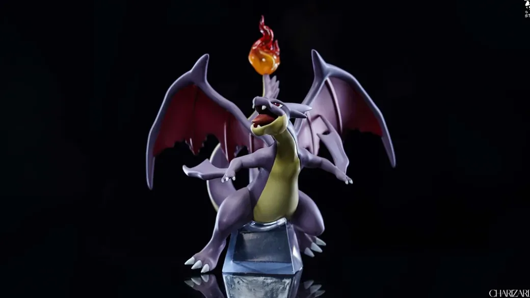 1/20 Scale World Zukan Mega Charizard Y - Pokemon Resin Statue - Yun Meng Studio