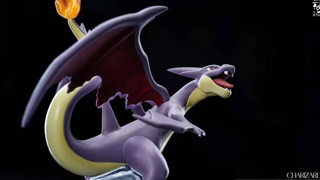 1/20 Scale World Zukan Mega Charizard Y - Pokemon Resin Statue - Yun Meng Studio
