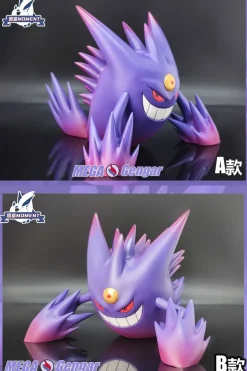 1/20 Scale World Zukan Mega Gengar - Pokemon Resin Statue - Tujian MOMENT Studios
