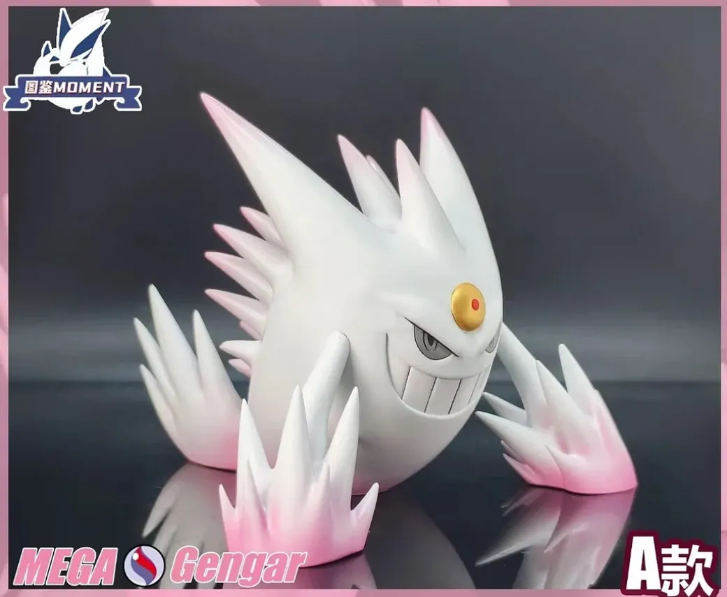 1/20 Scale World Zukan Mega Gengar - Pokemon Resin Statue - Tujian MOMENT Studios
