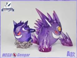 1/20 Scale World Zukan Mega Gengar - Pokemon Resin Statue - Tujian MOMENT Studios