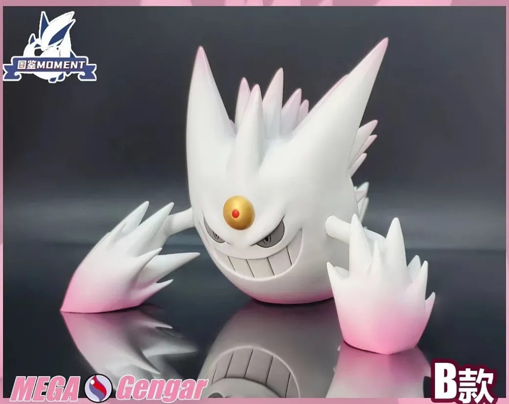 1/20 Scale World Zukan Mega Gengar - Pokemon Resin Statue - Tujian MOMENT Studios