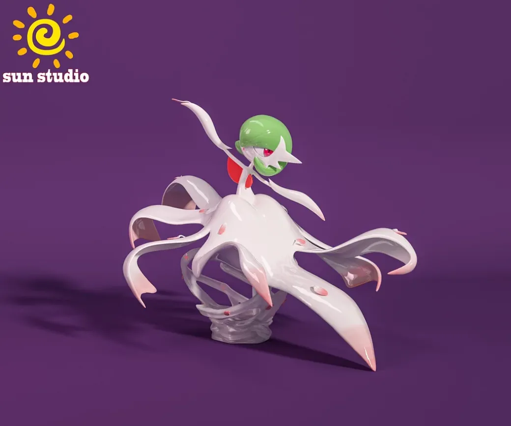 1/20 Scale World Zukan Mega Gardevoir - Pokemon Resin Statue - sun Studio