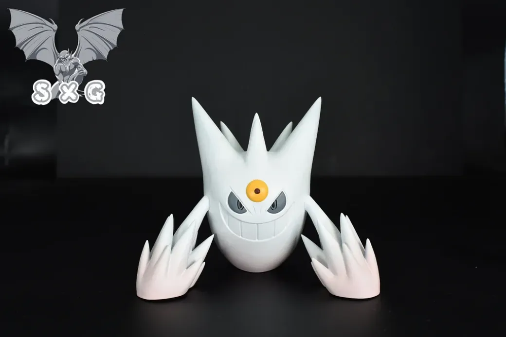 1/20 Scale World Zukan Mega Gengar & Mega Gyarados - Pokemon Resin Statue - SXG Studios