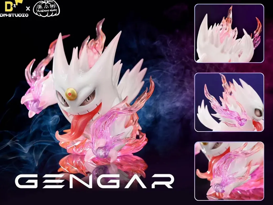 1/20 Scale World Zukan Mega Gengar - Pokemon Resin Statue - DM Studios