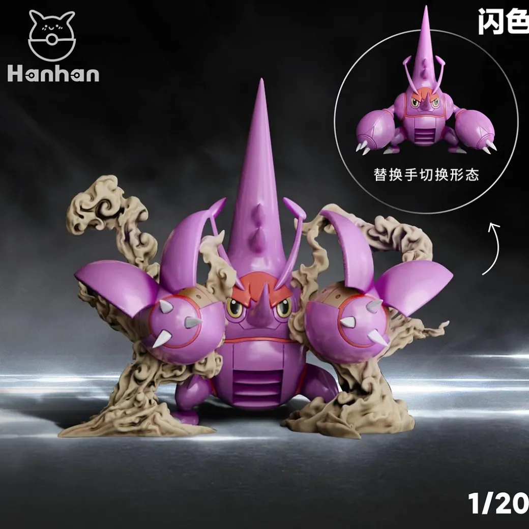 1/20 Scale World Zukan Mega Heracross - Pokemon Statue - Hanhan-Studio