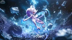 1/20 Scale World Zukan Mega Mewtwo Y - Pokemon Resin Statue - Pokemon Studio