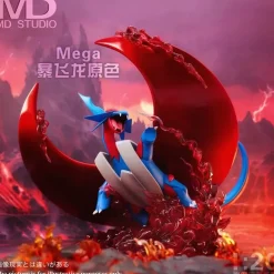1/20 Scale World Zukan Mega Salamence - Pokemon Resin Statue - MD-Studio