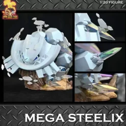 1/20 Scale World Zukan Mega Steelix & Jasmine & Ampharos - Pokemon Resin Statue - DianCangGuan Studios