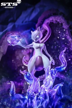 1/20 Scale World Zukan Mewtwo - Pokemon Resin Statue - STS Studio