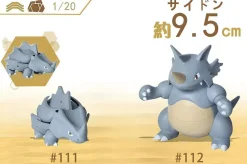 1/20 Scale World Zukan Nidoking Set, Rhydon Set & Dragonair Set - Pokemon Resin Statue - SXG Studios