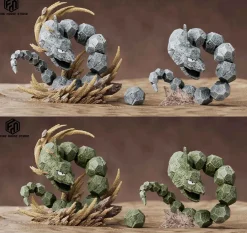 1/20 Scale World Zukan Onix - Pokemon Resin Statue - Flying Mouse Studio