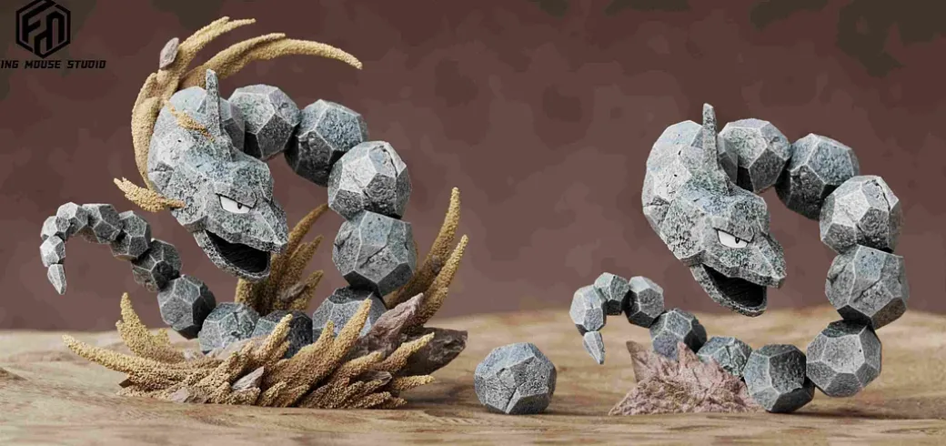 1/20 Scale World Zukan Onix - Pokemon Resin Statue - Flying Mouse Studio
