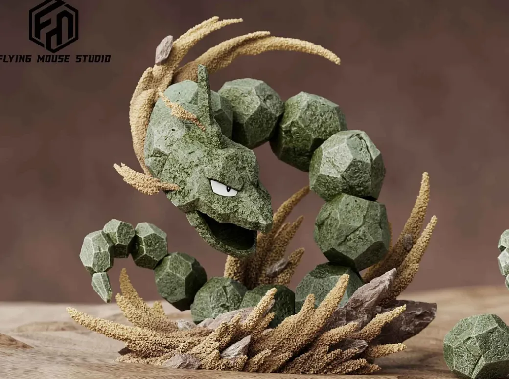 1/20 Scale World Zukan Onix - Pokemon Resin Statue - Flying Mouse Studio