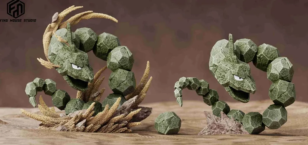 1/20 Scale World Zukan Onix - Pokemon Resin Statue - Flying Mouse Studio