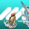 1/20 Scale World Zukan Original Colour Pidgeot Set - Pokemon Statue - MZ Studio