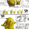 1/20 Scale World Zukan Pika & Chuchu - Pokemon Resin Statue - VP Studio