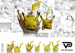 1/20 Scale World Zukan Pika & Chuchu - Pokemon Resin Statue - VP Studio