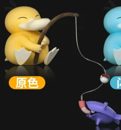 1/20 Scale World Zukan Psyduck & Golduck - Pokemon Statue - Wonder Studio