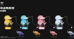 1/20 Scale World Zukan Psyduck & Golduck - Pokemon Statue - Wonder Studio