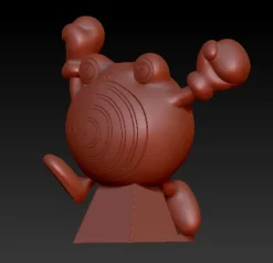 1/20 Scale World Zukan Red & Pikachu & Poliwhirl & Bulbasaur - Pokemon Statue - sun Studio