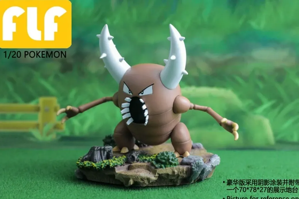 1/20 Scale World Zukan Scyther & Pinsir - Pokemon Statue - FLF Studio