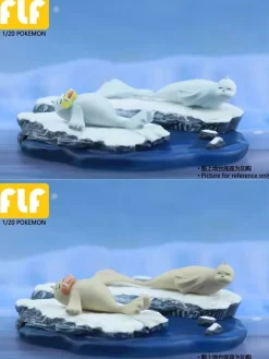 1/20 Scale World Zukan Seel & Dewgong - Pokemon Resin Statue - FLF Studio