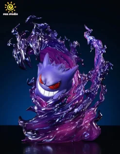 1/20 Scale World Zukan Shadow Claw Gengar - Pokemon Resin Statue - sun Studio