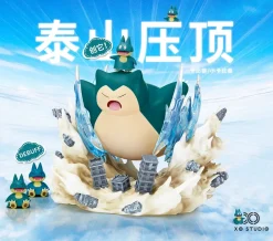 1/20 Scale World Zukan Snorlax Family - Pokemon Resin Statue - XO Studio