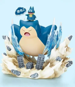 1/20 Scale World Zukan Snorlax Family - Pokemon Resin Statue - XO Studio