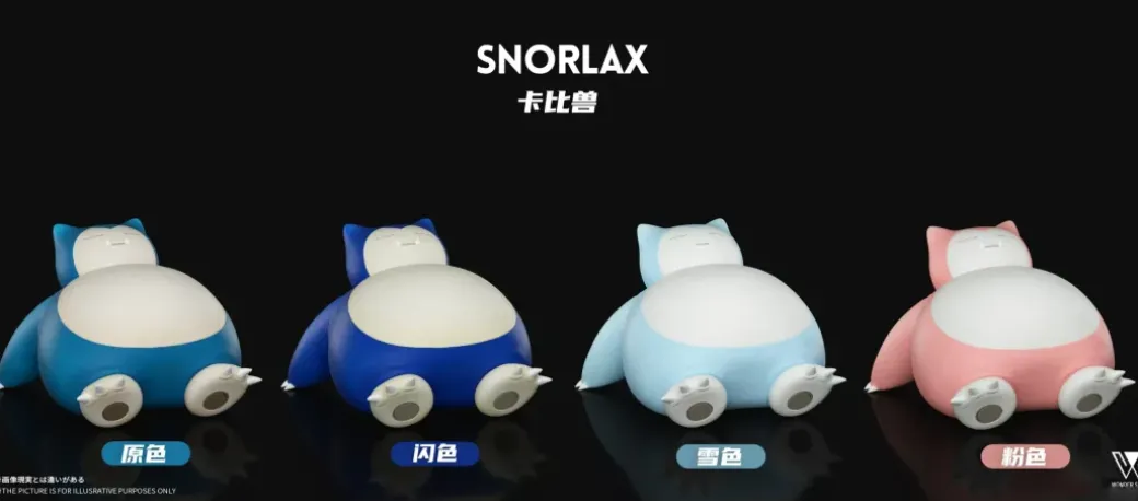 1/20 Scale World Zukan Snorlax & Zarude & Evolution of Fearow Set - Pokemon Resin Statue - Wonder Studio