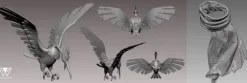 1/20 Scale World Zukan Snorlax & Zarude & Evolution of Fearow Set - Pokemon Resin Statue - Wonder Studio