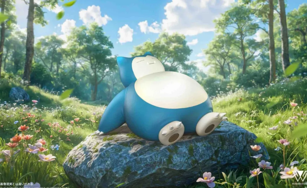 1/20 Scale World Zukan Snorlax & Zarude & Evolution of Fearow Set - Pokemon Resin Statue - Wonder Studio