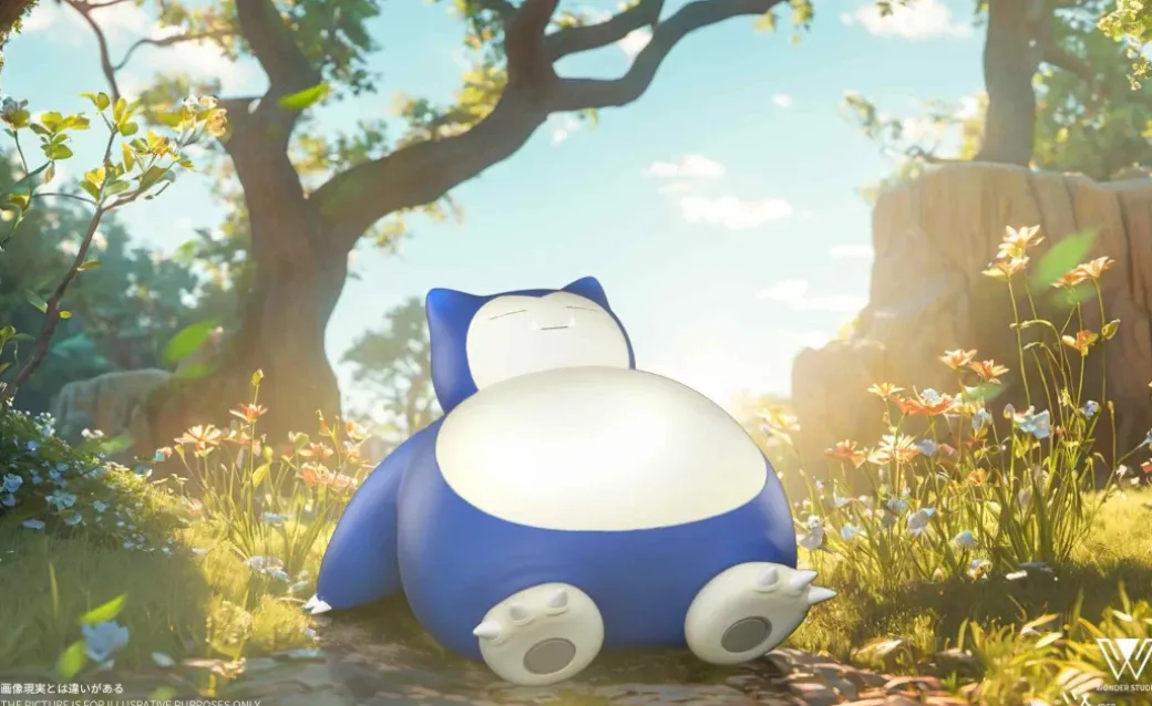1/20 Scale World Zukan Snorlax & Zarude & Evolution of Fearow Set - Pokemon Resin Statue - Wonder Studio