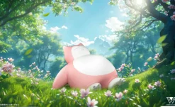 1/20 Scale World Zukan Snorlax & Zarude & Evolution of Fearow Set - Pokemon Resin Statue - Wonder Studio