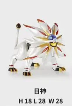 1/20 Scale World Zukan Solgaleo & Lunala - Pokemon Resin Statue - XO Studio