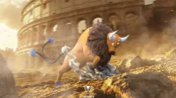 1/20 Scale World Zukan Tauros - Pokemon Statue - Wonder Studio