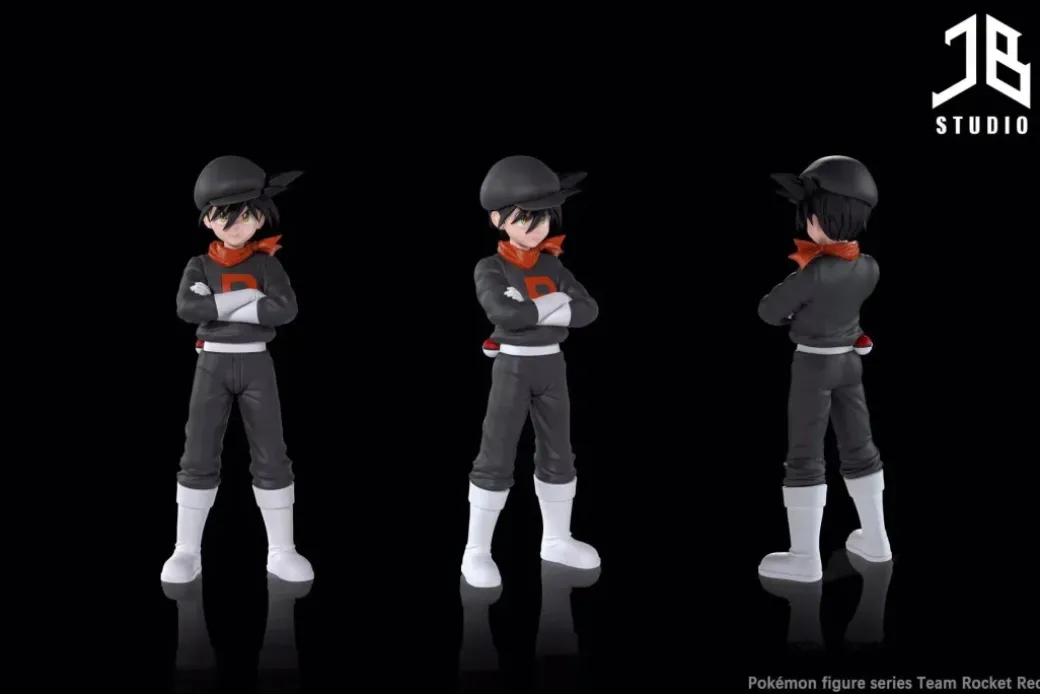 1/20 Scale World Zukan Team Rocket Uniform Ver. Red - Pokemon Statue - JB Studio