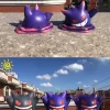 1/20 Scale World Zukan Through The Wall Gengar & Scary Gengar - Pokemon Statue - sun Studio