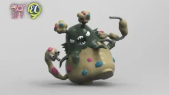 1/20 Scale World Zukan Trubbish & Garbodor - Pokemon Resin Statue - EC-Studio