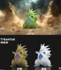 1/20 Scale World Zukan Tyranitar - Pokemon Statue - Wonder Studio