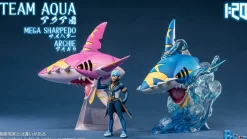 1/20 Scale World Zukan Villainous team Series 001 Team Aqua & Team Magma - Pokemon Resin Statue - PCHouse Studios